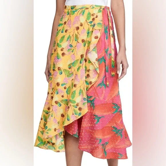 FARM Rio Garden Mix Wrap skirt - Picture 2 of 7